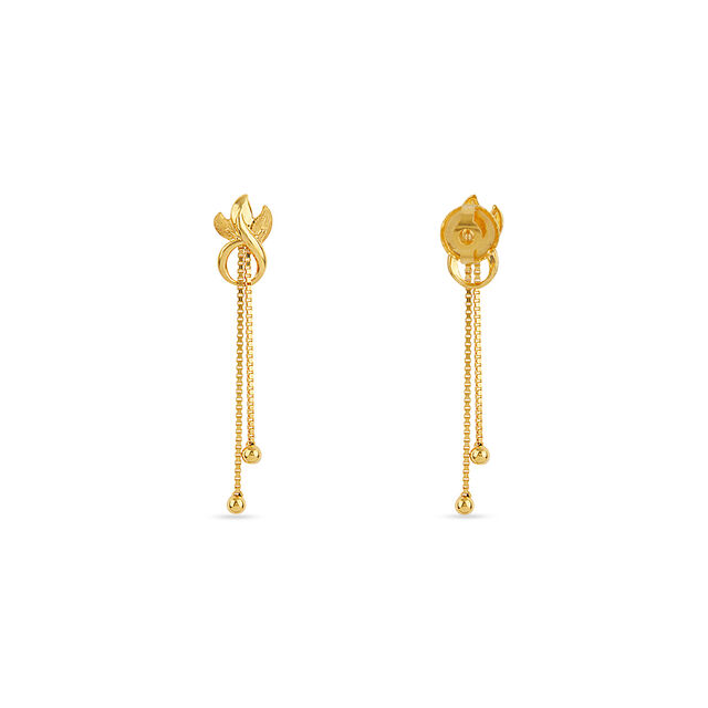 Tanishq 22KT Gold Earrings for Women 5