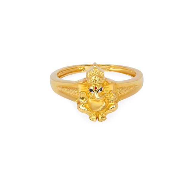 Tanishq 22KT Gold Finger Ring for Women 