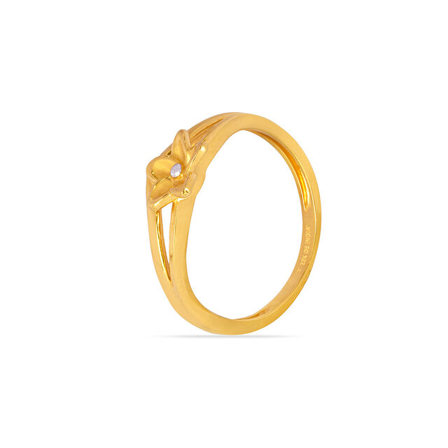 Tanishq 22KT Gold Finger Ring for Women 2
