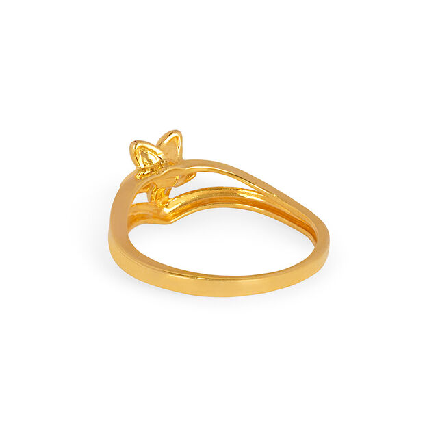 Tanishq 22KT Gold Finger Ring for Women 4