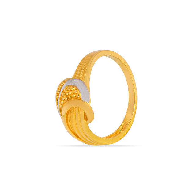 Tanishq 22KT Gold Finger Ring for Women 2