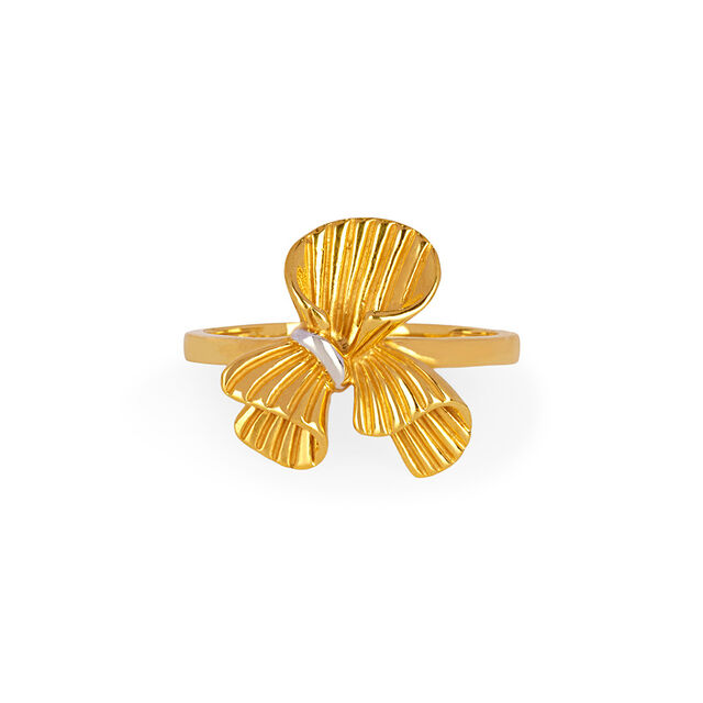 Tanishq 22KT Gold Finger Ring for Women 