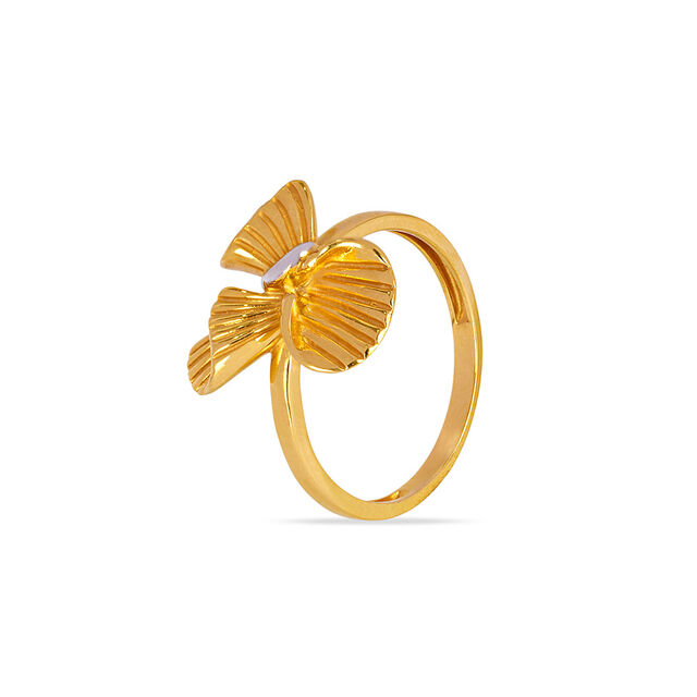 Tanishq 22KT Gold Finger Ring for Women 2
