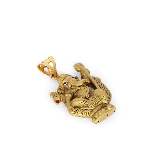 Tanishq 22KT Gold Pendant for Women 3