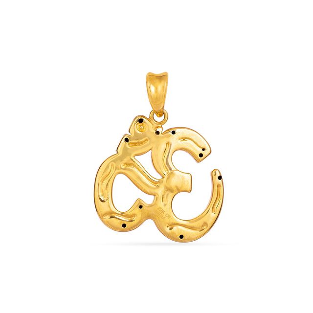 Tanishq 22KT Gold Om Pendant for Women 4