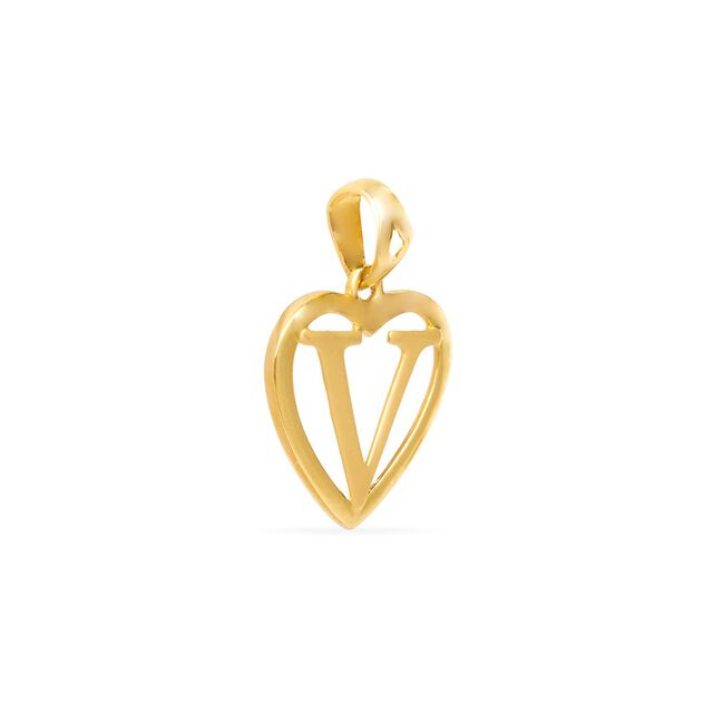 Tanishq 22KT Gold Pendant for Women 4