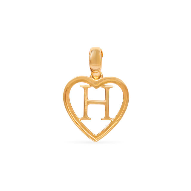 Tanishq 22KT Gold Pendant for Women 3