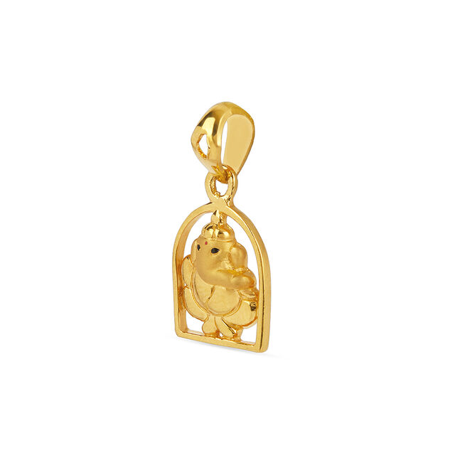 Tanishq 22KT Gold Pendant for Women 2