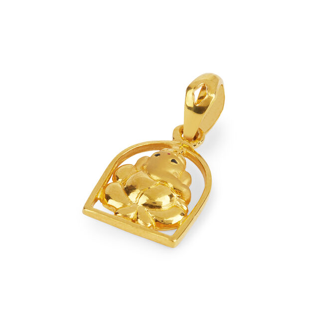 Tanishq 22KT Gold Pendant for Women 4