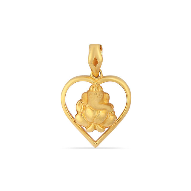 Tanishq 22KT Gold Pendant for Women 2