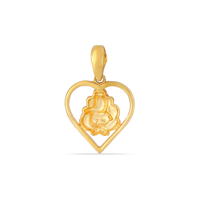 Tanishq 22KT Gold Pendant for Women 3
