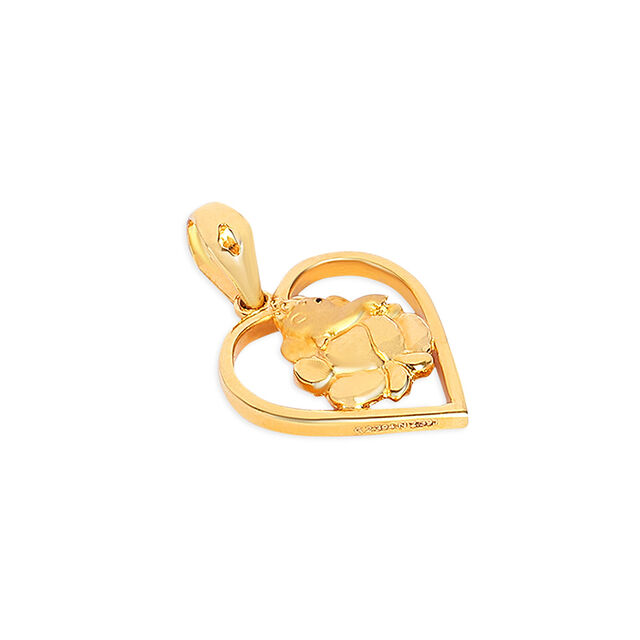 Tanishq 22KT Gold Pendant for Women 4