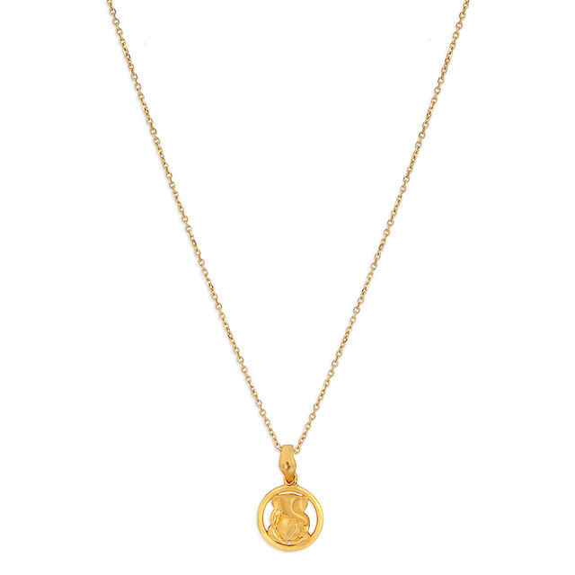 Tanishq 22KT Gold Pendant for Women 