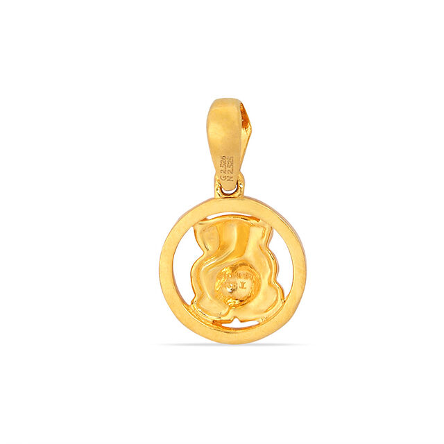 Tanishq 22KT Gold Pendant for Women 3