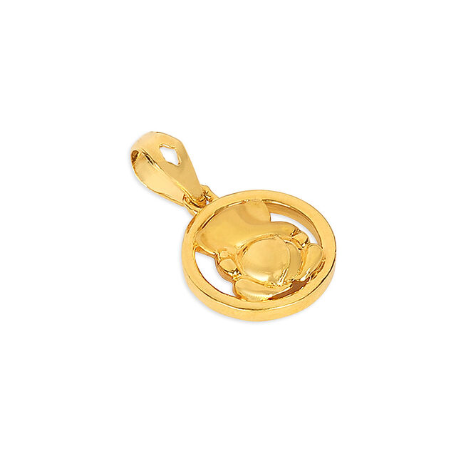 Tanishq 22KT Gold Pendant for Women 4