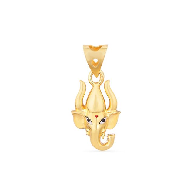 Tanishq 22KT Gold Pendant for Men 2