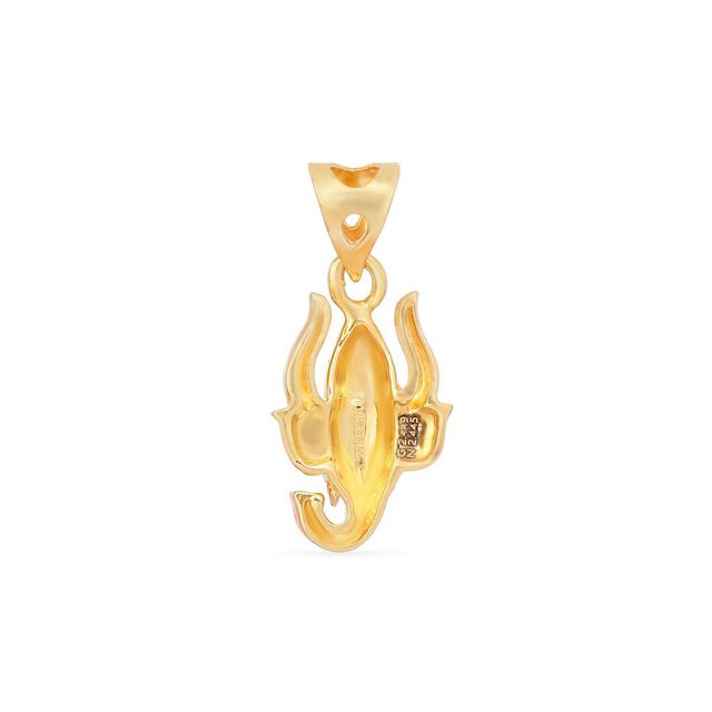 Tanishq 22KT Gold Pendant for Men 4