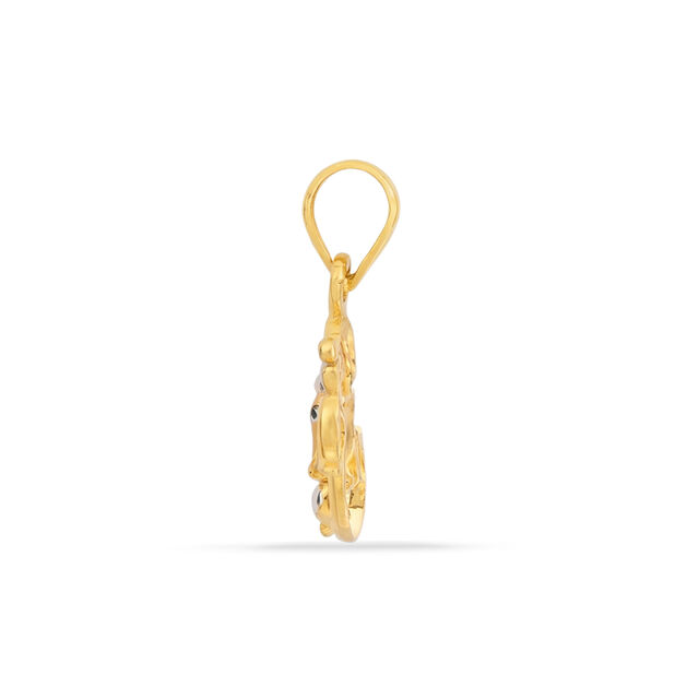 Tanishq 22KT Gold Pendant for Unisex 3