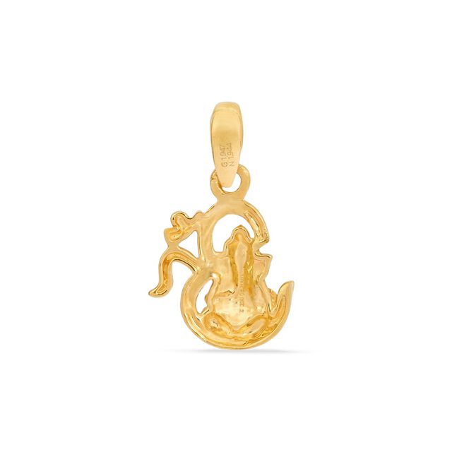 Tanishq 22KT Gold Pendant for Unisex 4
