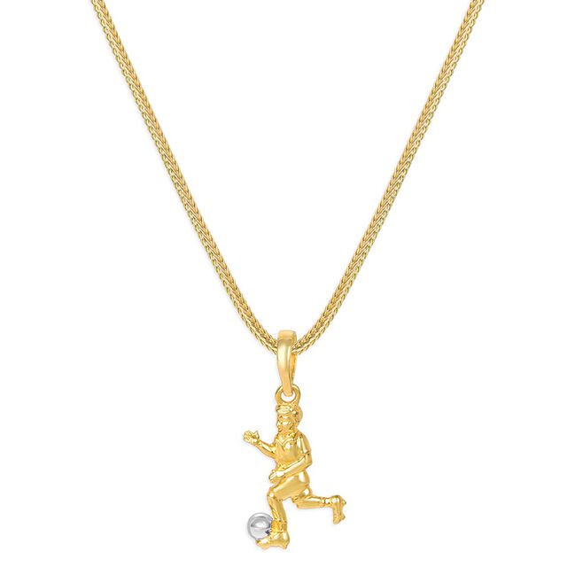 Tanishq 22KT Gold Pendant for Women 