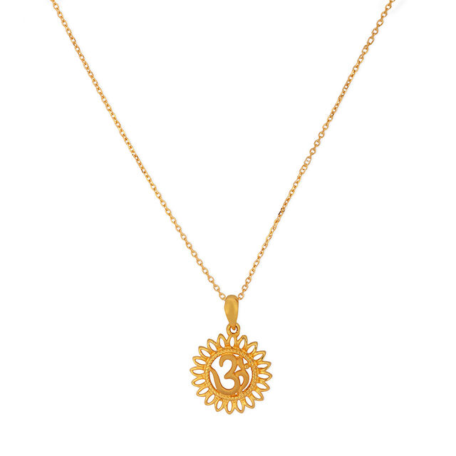Tanishq 22KT Gold Pendant for Men 