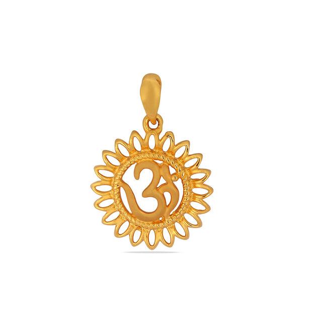 Tanishq 22KT Gold Pendant for Men 2