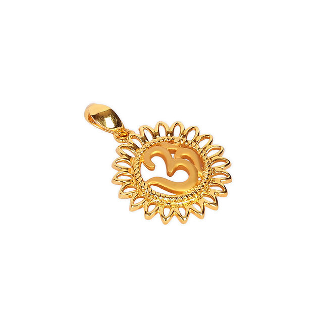 Tanishq 22KT Gold Pendant for Men 3