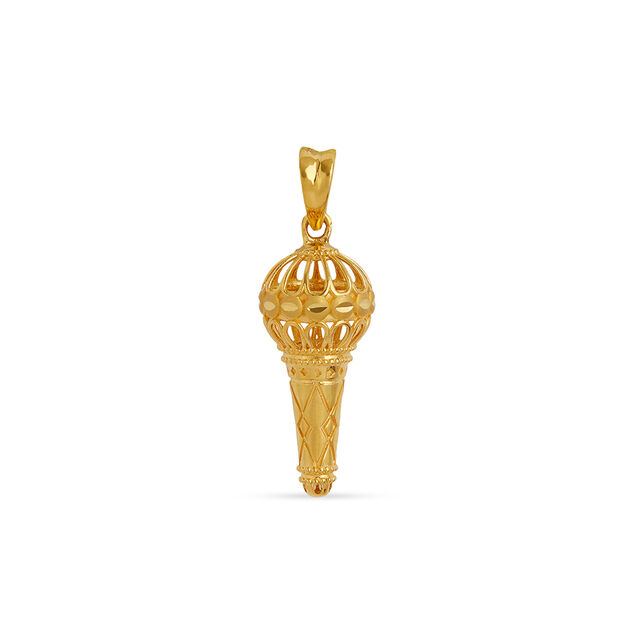 Tanishq 22KT Gold Pendant for Women 