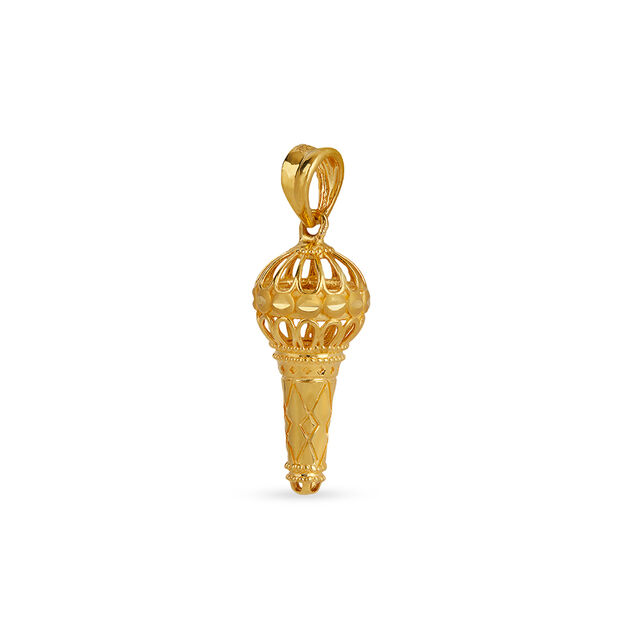Tanishq 22KT Gold Pendant for Women 2