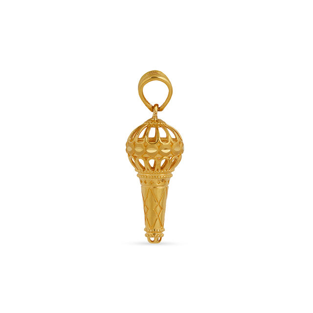 Tanishq 22KT Gold Pendant for Women 3