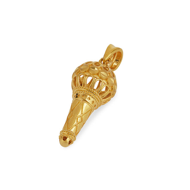 Tanishq 22KT Gold Pendant for Women 4