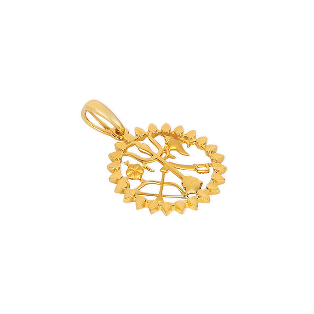 Tanishq 22KT Gold Pendant for Women 3