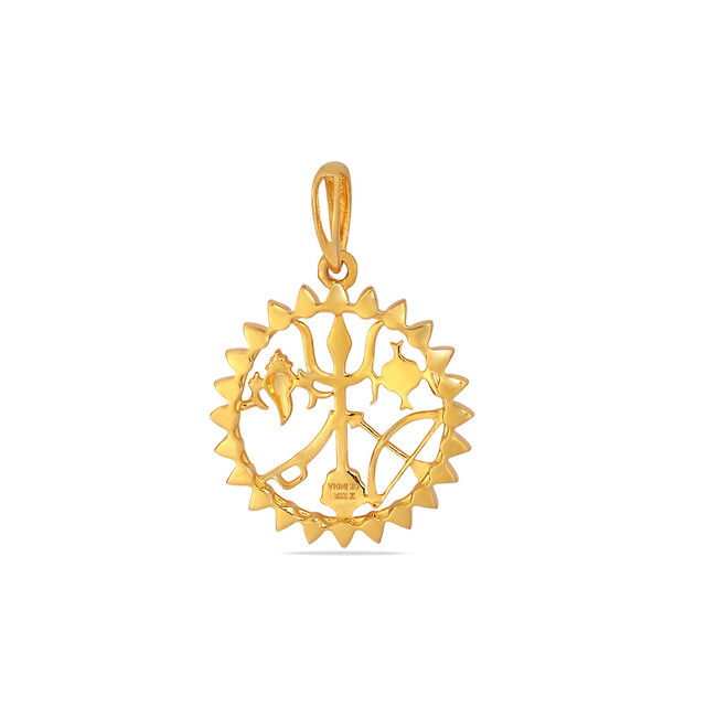 Tanishq 22KT Gold Pendant for Women 4