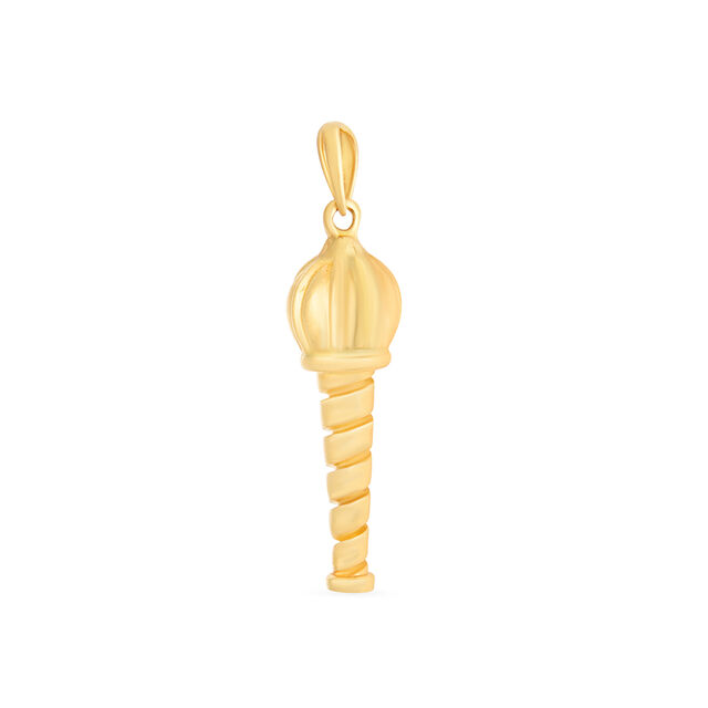 Tanishq 22KT Gold Pendant for Men 4
