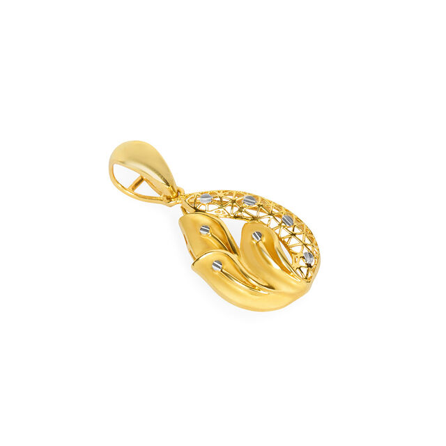 Tanishq 22KT Gold Pendant for Women 4