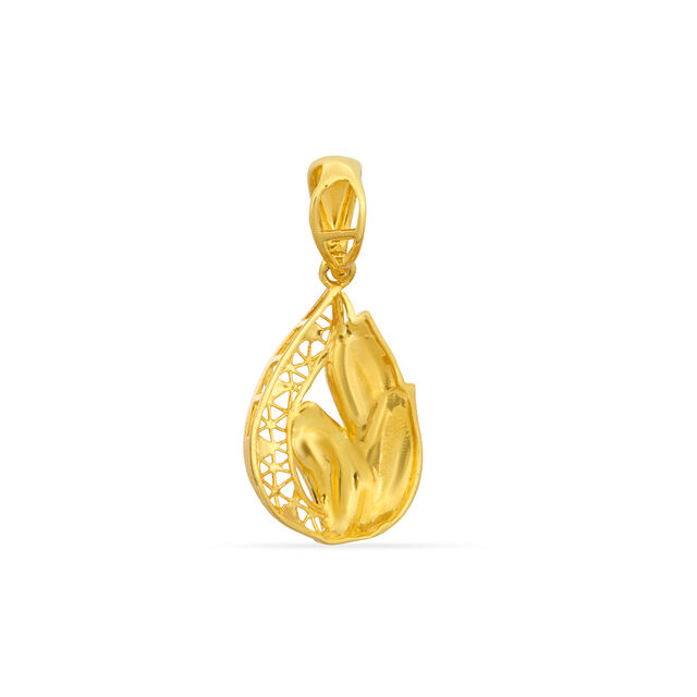 Tanishq 22KT Gold Pendant for Women 5