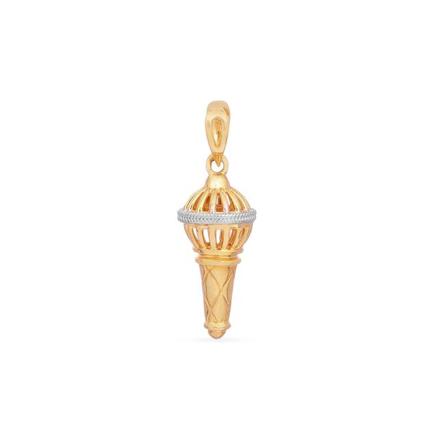 Tanishq 22KT Gold Pendant for Men 4