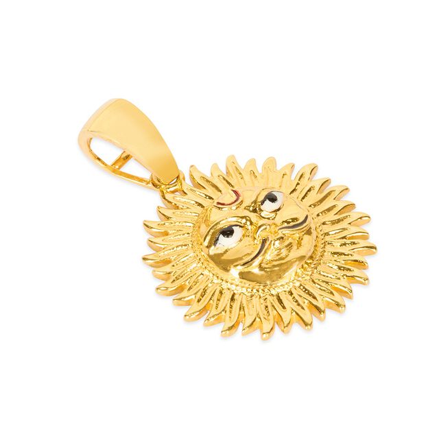 Tanishq 22KT Gold Pendant for Women 4