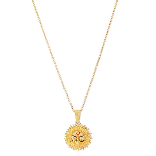 Tanishq 22KT Gold Pendant for Women 