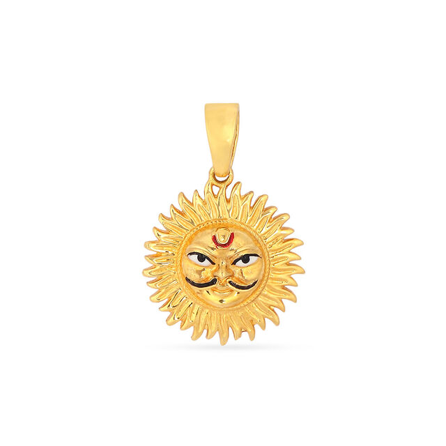 Tanishq 22KT Gold Pendant for Women 2