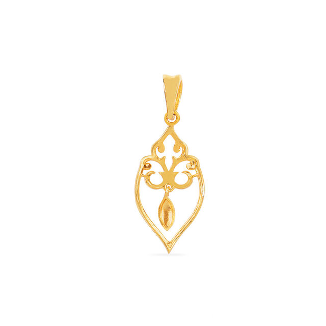 Tanishq 22KT Gold Pendant for Women 3