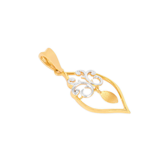 Tanishq 22KT Gold Pendant for Women 4