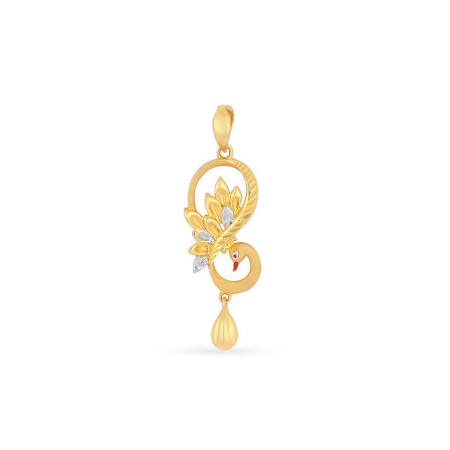 Tanishq 22KT Gold Pendant for Women 2