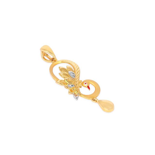 Tanishq 22KT Gold Pendant for Women 3