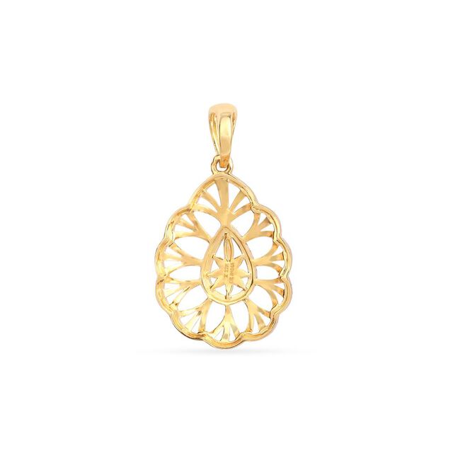 Tanishq 22KT Gold Pendant for Women 4
