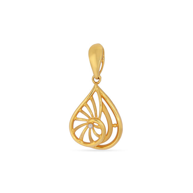 Tanishq 22KT Gold Pendant for Women 2