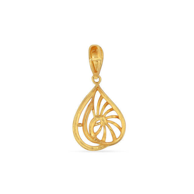 Tanishq 22KT Gold Pendant for Women 4