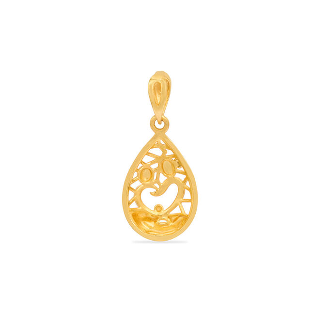 Tanishq 22KT Gold Pendant for Women 4