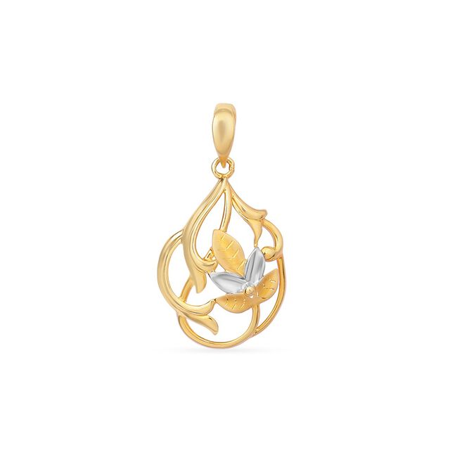 Tanishq 22KT Gold Pendant for Women 2