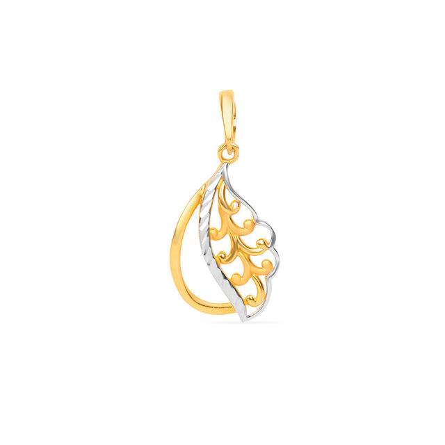 Tanishq 22KT Gold Pendant for Women 